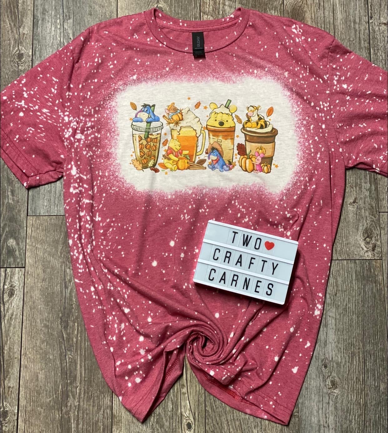 Cardinal Bleached Fall Coffee Tee