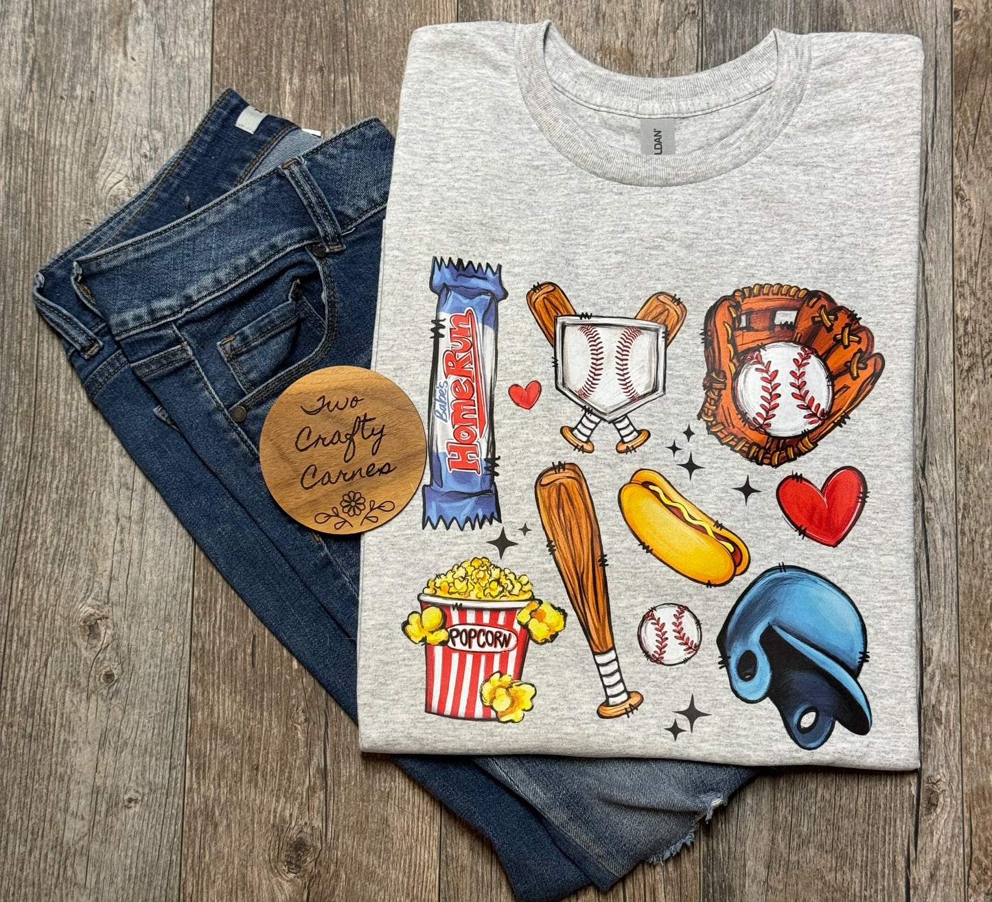 BASEBALL THINGS TEE ⚾️🍿