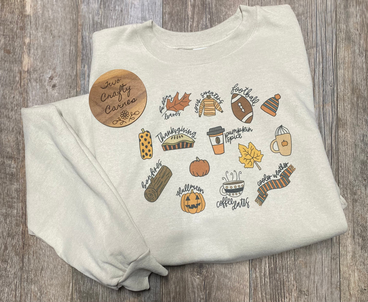 Fall Sand Crewneck Sweatshirt ๐๐