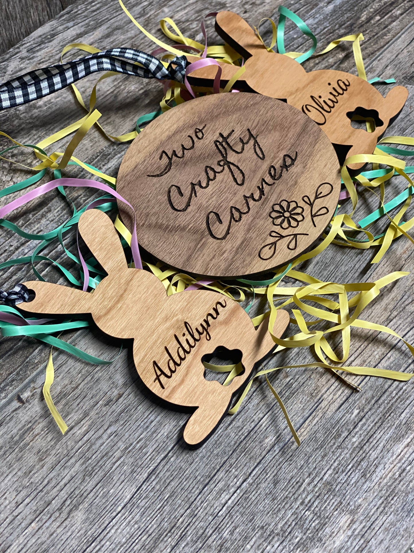 WHOLESALE Easter Basket Bunny Tag