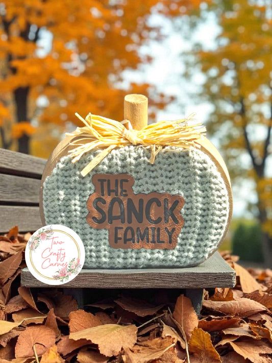Personalized Pumpkins