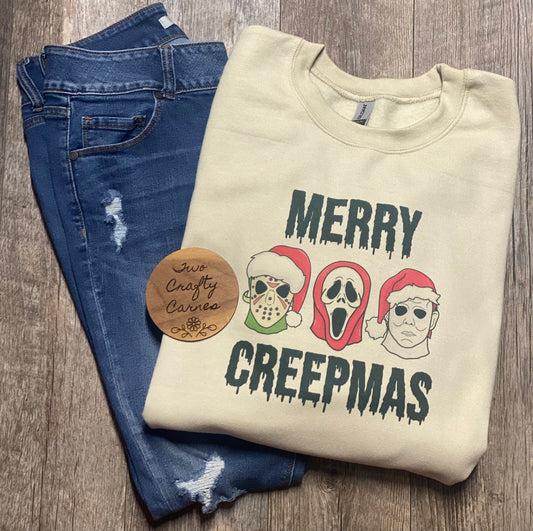 MERRY CREEPMAS CREWNECK