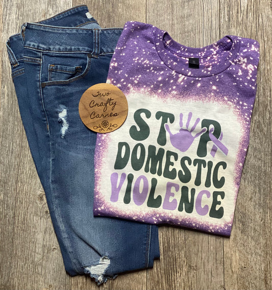 STOP DOMESTIC VIOLENCE 💜🖤