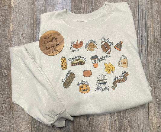 Fall Sand Crewneck Sweatshirt 🍂🎃