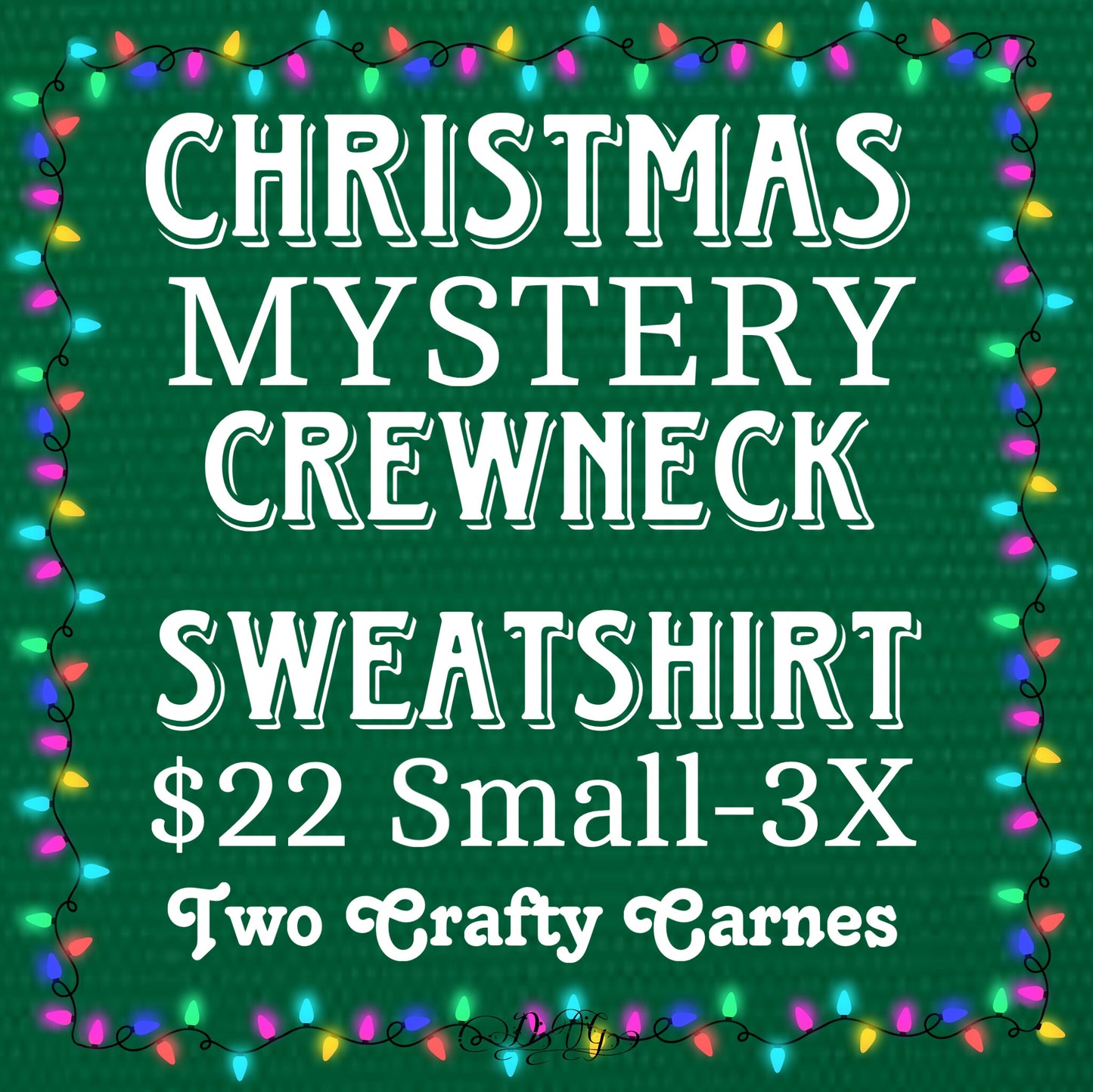 CHRISTMAS MYSTERY CREWNECK SWEATSHIRT