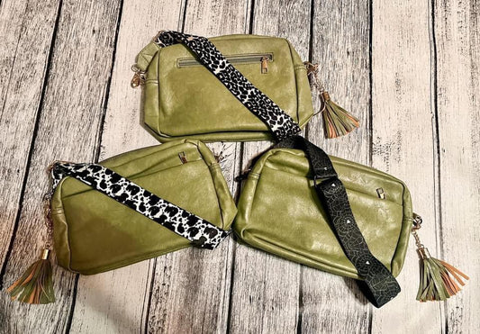 Purse with Cheetah Strap Only.