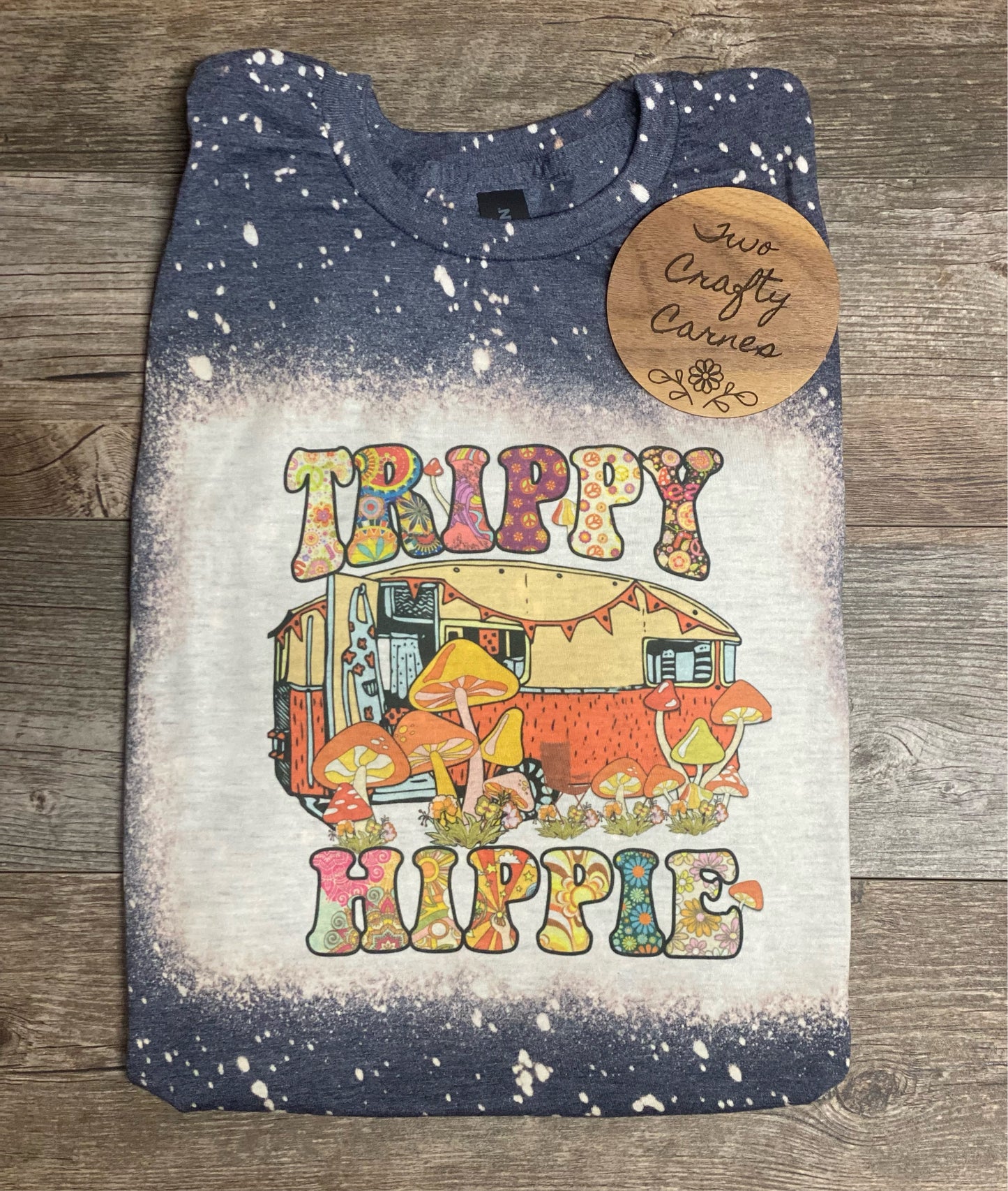 Trippy Hippie Bleached T-Shirt