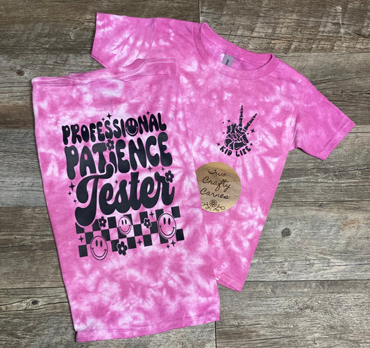 PROFESSIONAL PATIENCE TESTER YOUTH DYED TEE