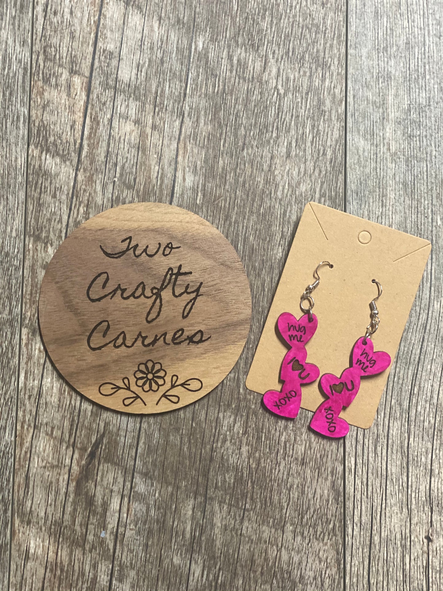 Valentine’s Heart Dangle Earrings