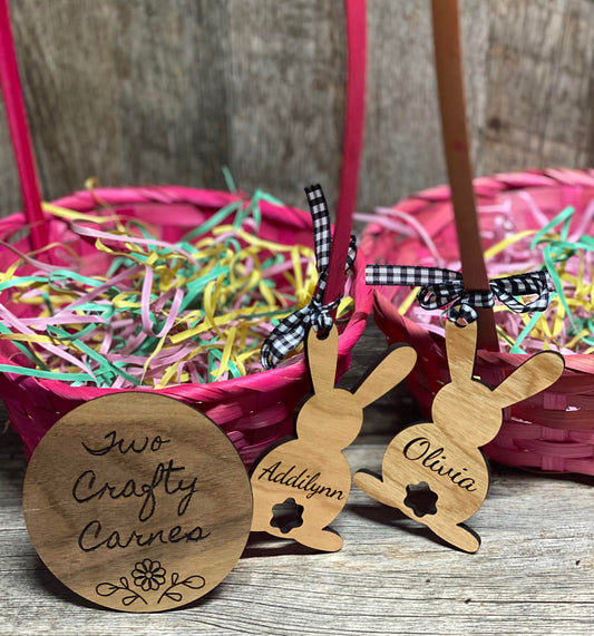 Easter Basket Bunny Tag