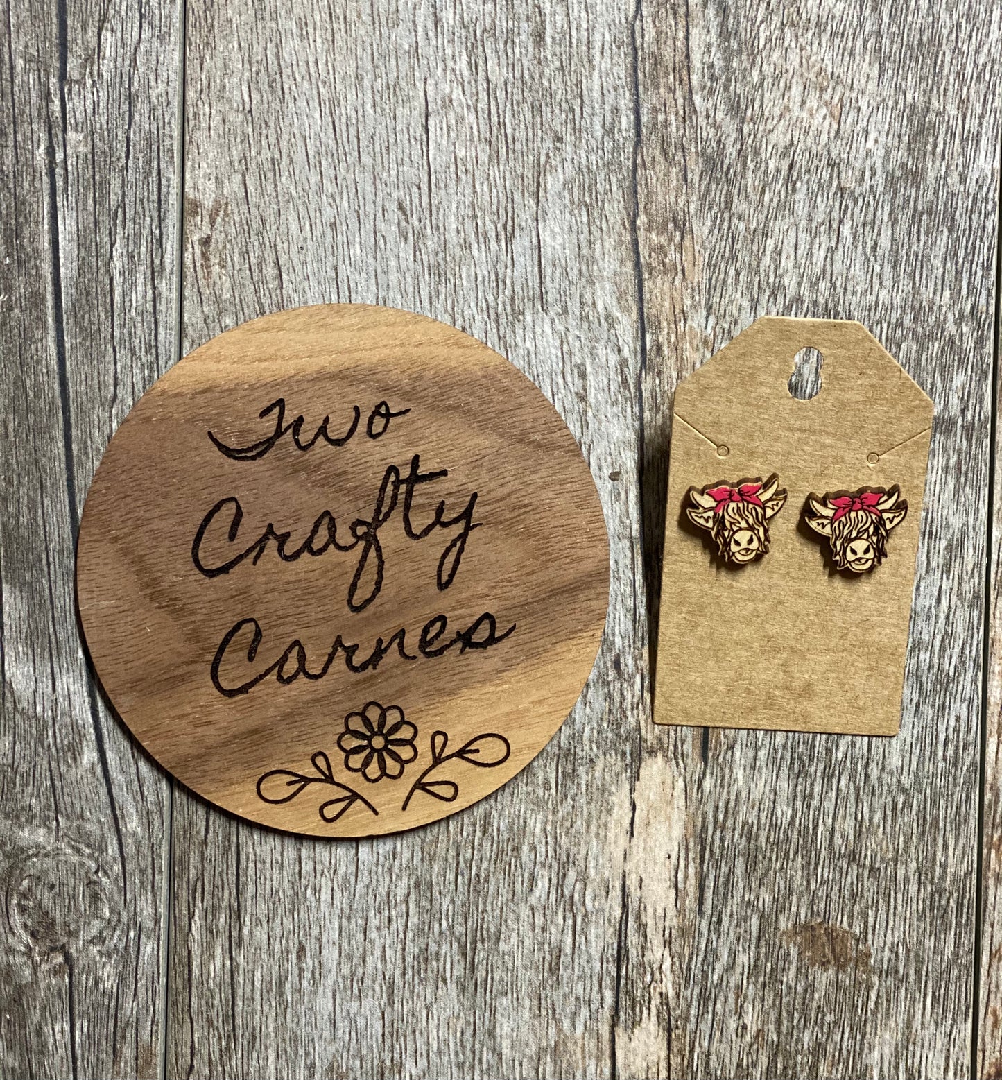 Highland Cow Earrings