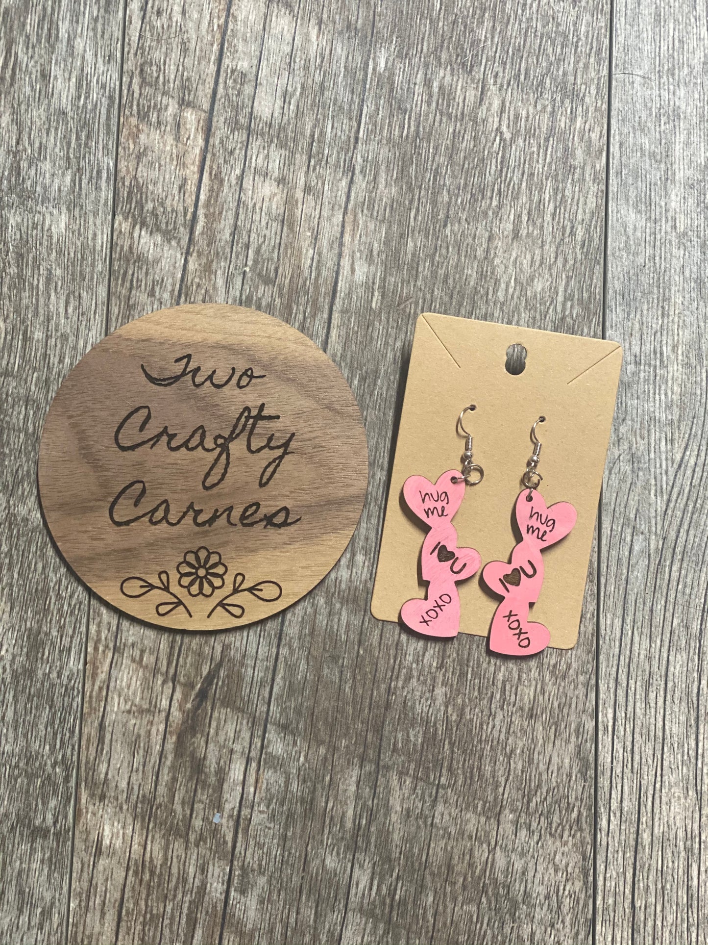 Valentine’s Heart Dangle Earrings