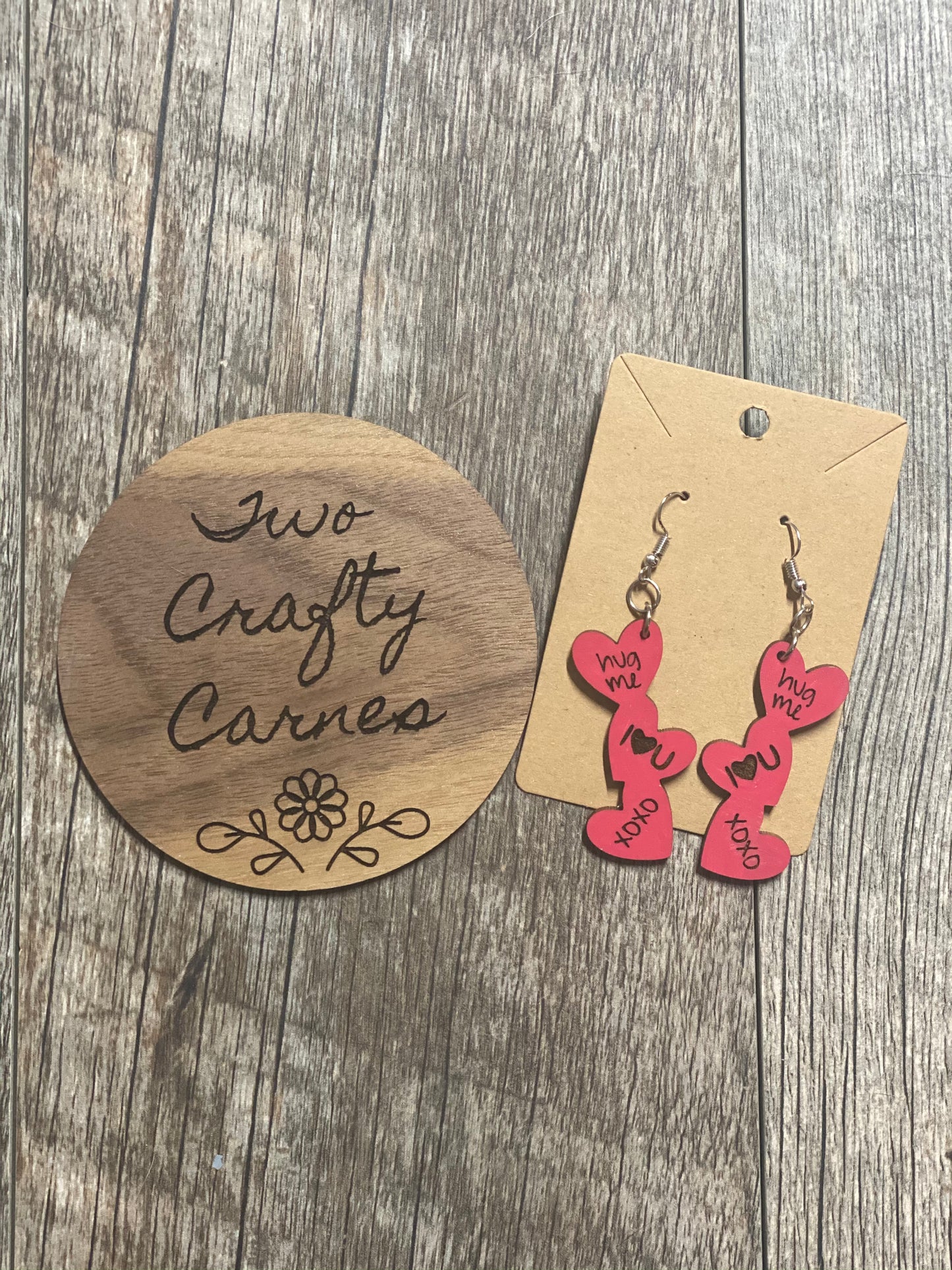 Valentine’s Heart Dangle Earrings