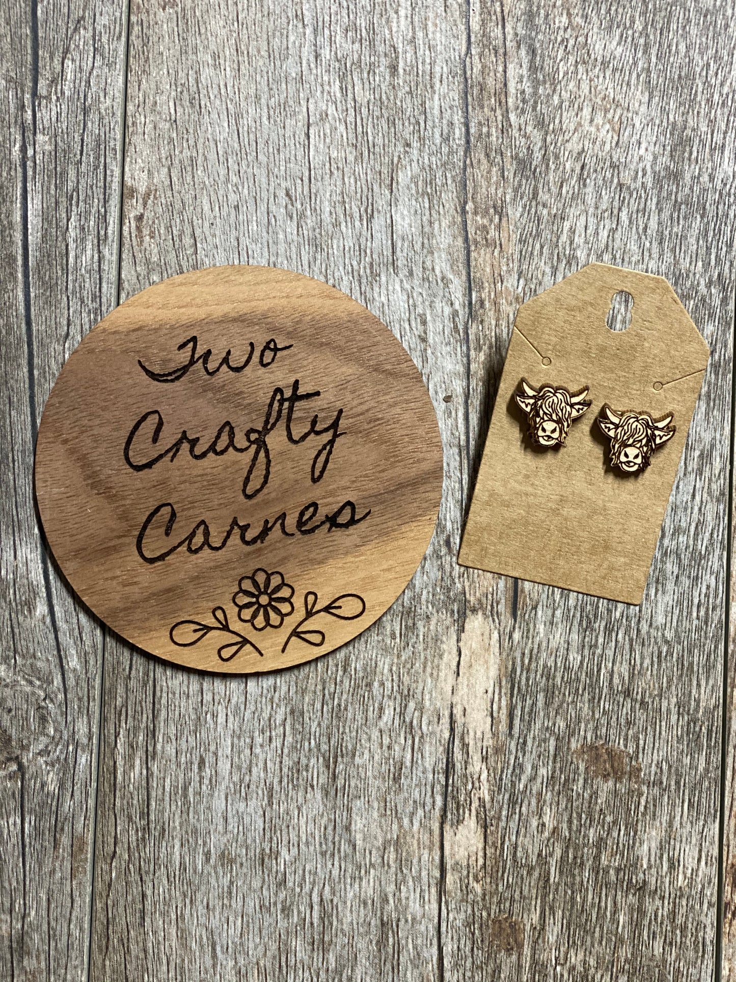 Highland Cow Earrings